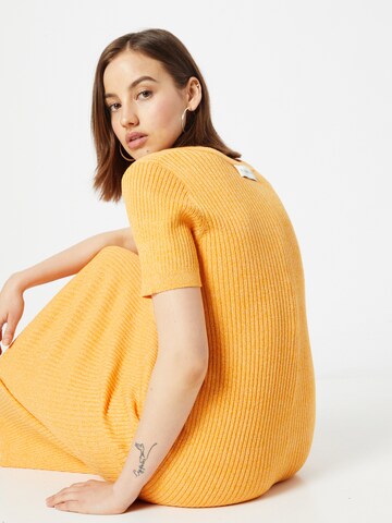 Blanche Knit dress in Orange