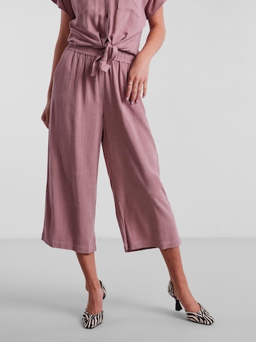 PIECES Loose fit Pants 'Vinsty' in Pink: front