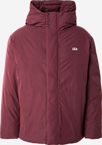 Veste d’hiver GAP en rouge : devant