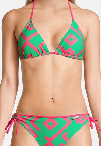 BECO the world of aquasports Triangel Bikini 'Inka Graphic' in Grün