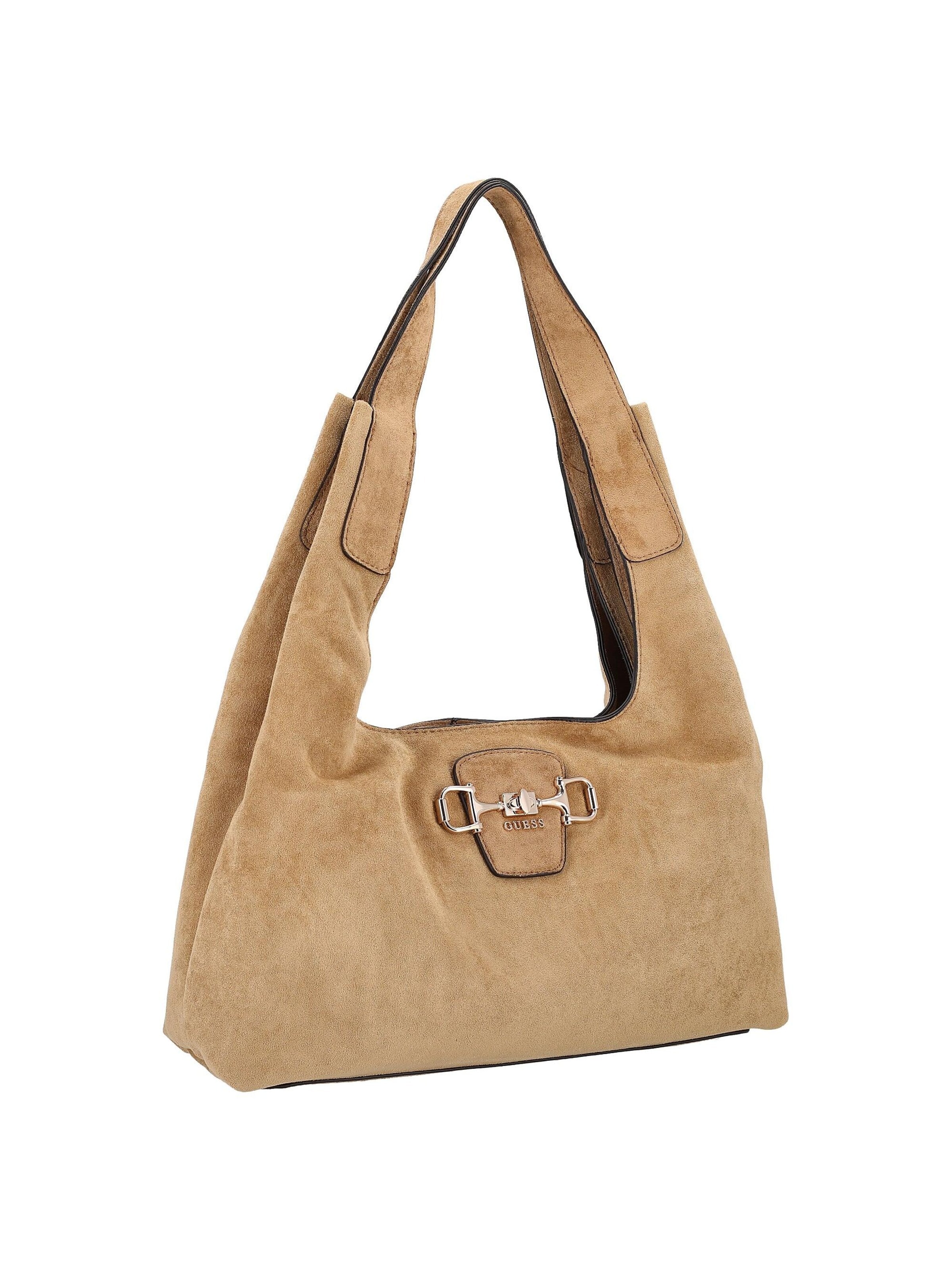 GUESS Schultertasche 'Sunset' in Braun