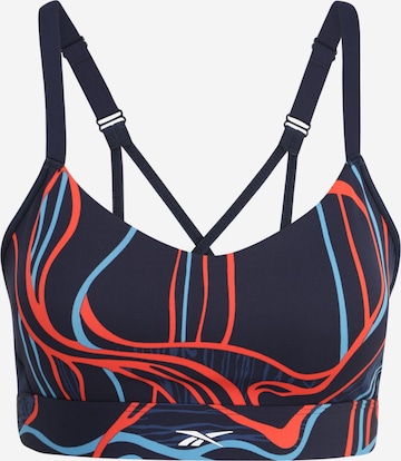 Reebok Bustier Sports-BH i blå: forside