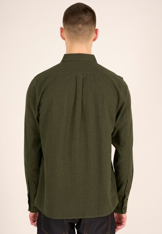 KnowledgeCotton Apparel Regular fit Skjorta i grön