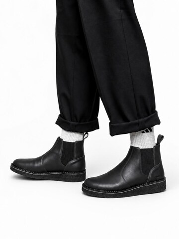 oswen Chelsea boots 'Commuter' in Zwart