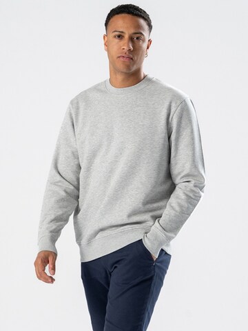Pulover ' Sweatshirt Crewneck ' de la TEESHOPPEN pe gri: față