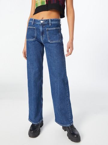 WEEKDAY Wide Leg Jeans 'Kimberly' i blå: forside