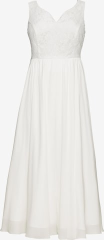 SHEEGO Evening Dress in White: front