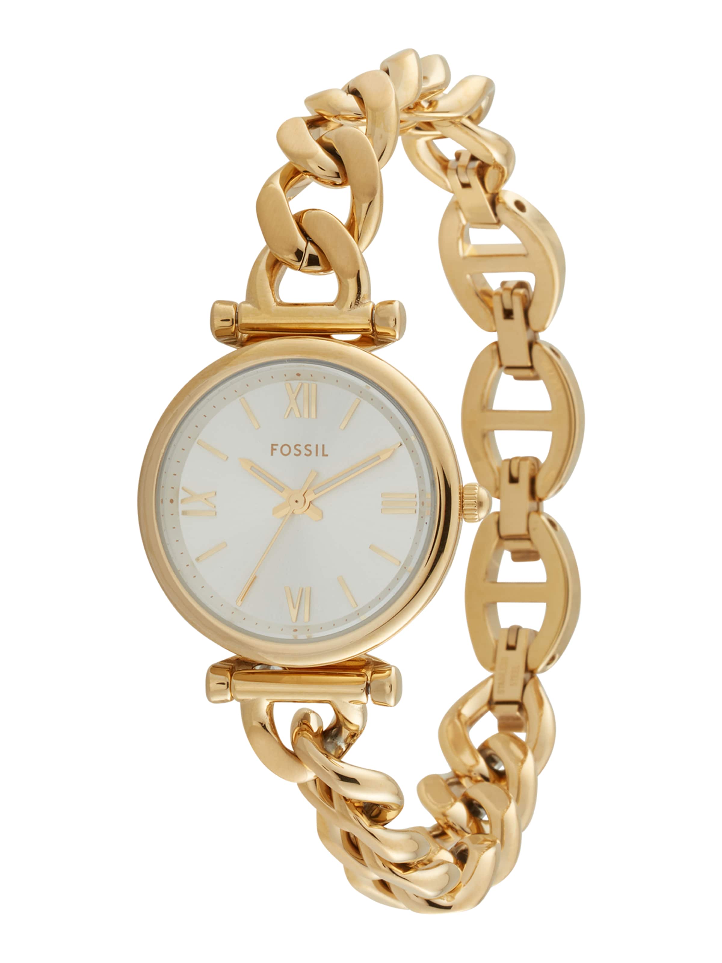 FOSSIL Analoguhr 'CARLIE' in Gold: Vorderseite