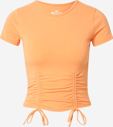 HOLLISTER Μπλουζάκι σε πορτοκαλί: μπροστά