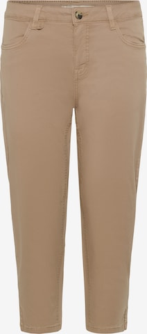 Cream Trousers 'CRBerta ' in Beige: front