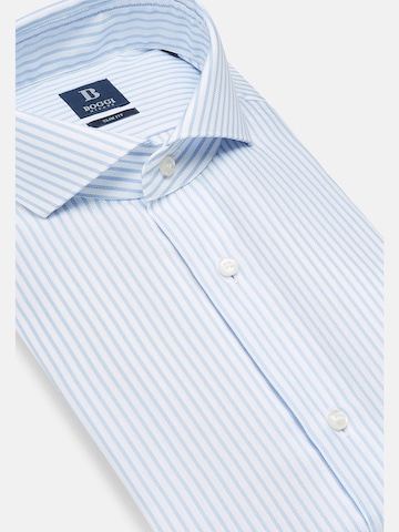 Boggi Milano Regular Fit Businesskjorte i blå