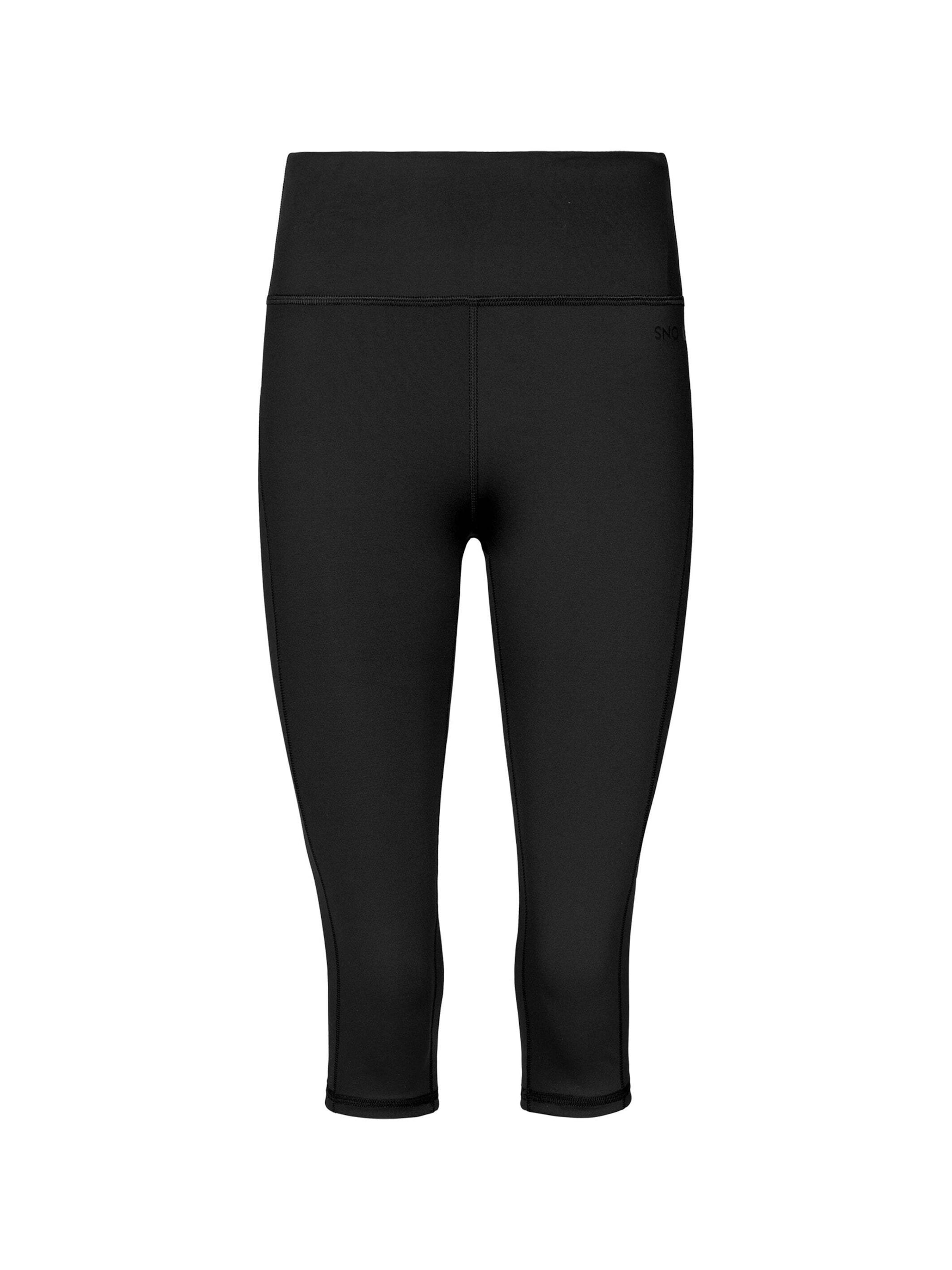 SNOCKS Skinny Sporthose in Schwarz: Vorderseite