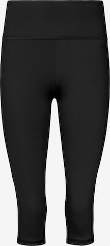 SNOCKS Skinny Workout Pants in Black: front
