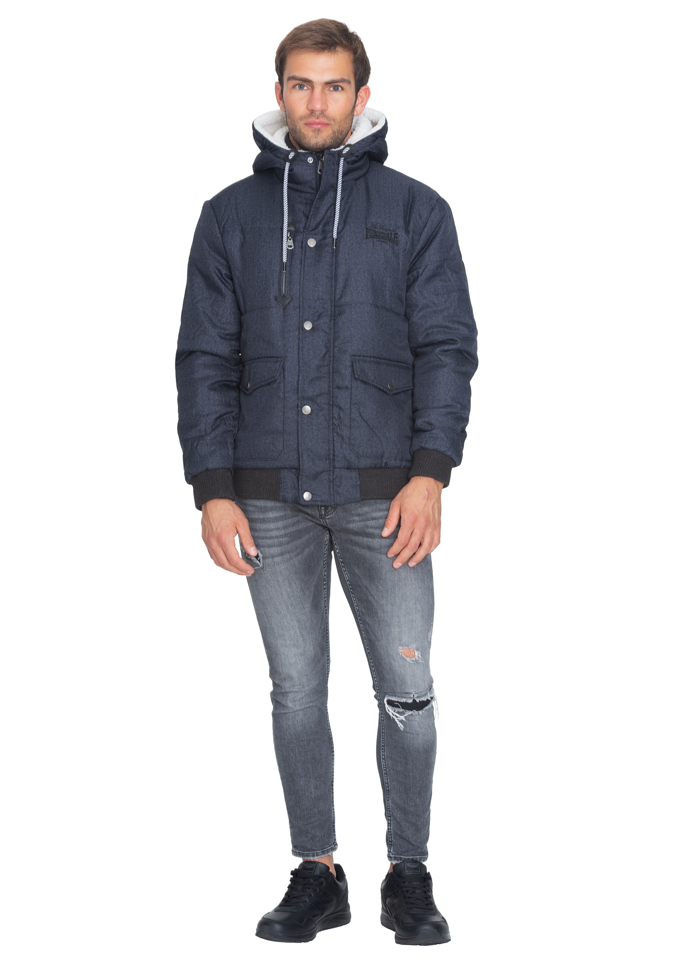 Giacca invernale 'Fox Hill' di LONSDALE in blu