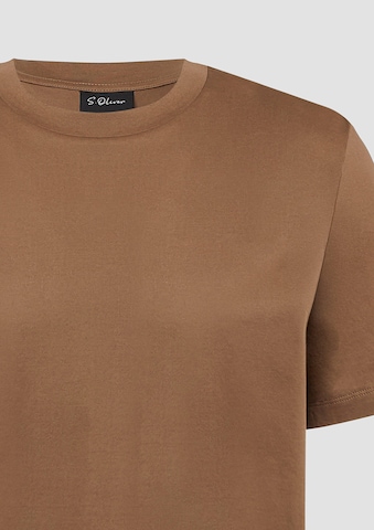 s.Oliver BLACK LABEL Shirt in Bruin