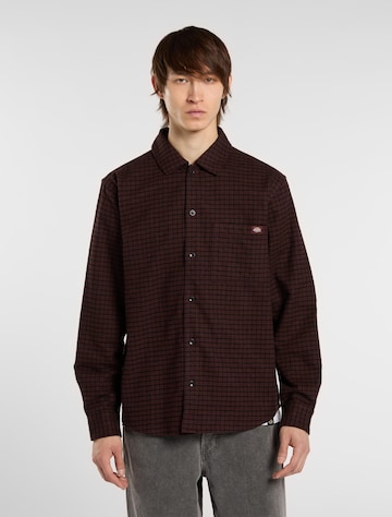DICKIES Regular Fit Skjorte 'Hendersonville' i grå: forside