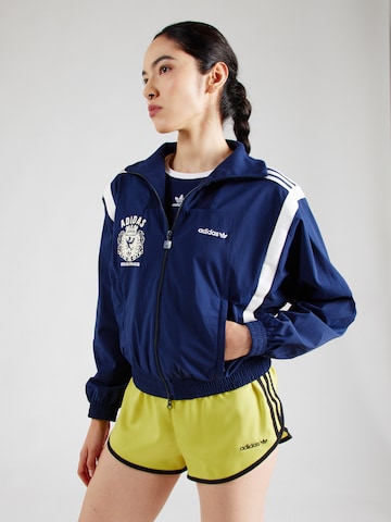 ADIDAS ORIGINALS Övergångsjacka 'MASCOTTE' i blå: framsida