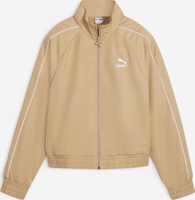 PUMA Jacke in hellbraun / weiß, Produktansicht