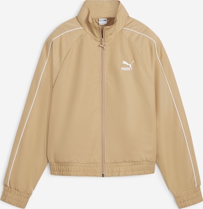 PUMA Jacke in hellbraun / weiß, Produktansicht