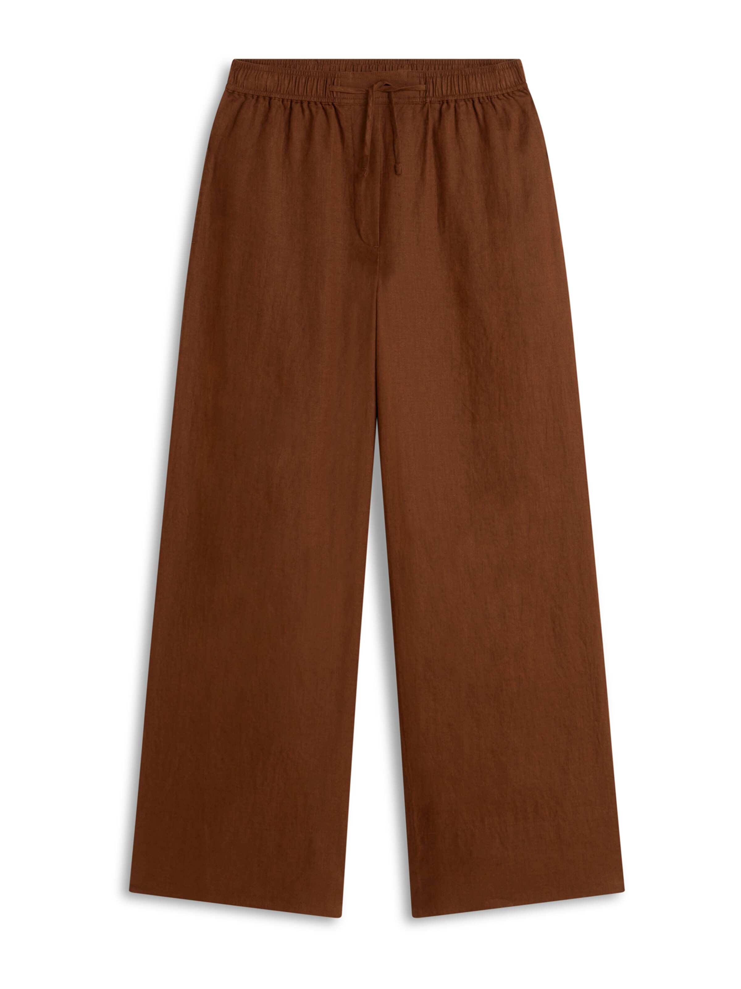 TOMMY HILFIGER Spodnie 'ESS' w kolorze brązowy: przód