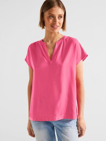 STREET ONE Blouse in Pink: front