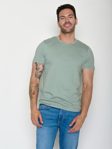 T-Shirt GREENBOMB en vert : devant
