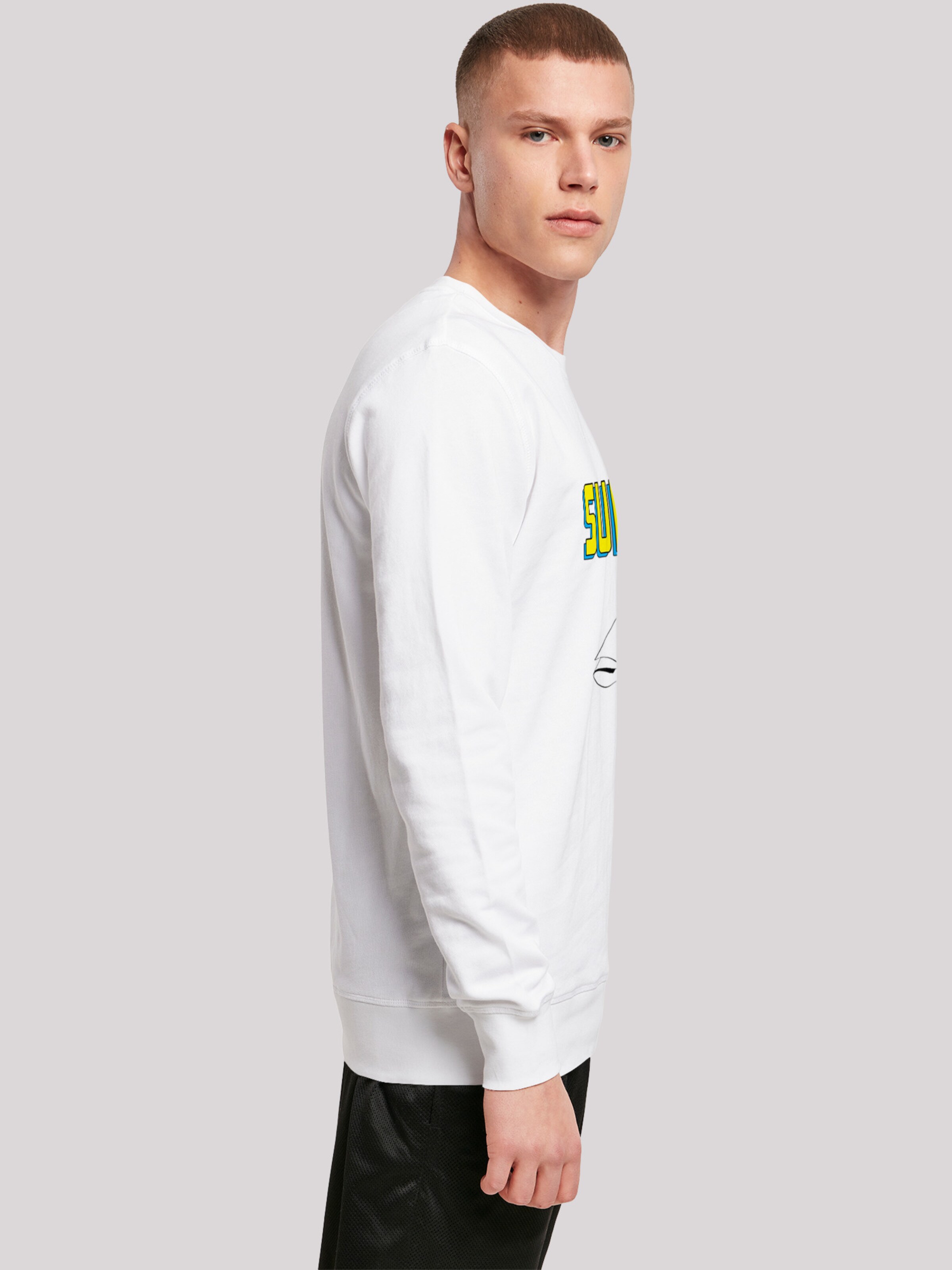 Männer Sweat F4NT4STIC Sweatshirt in Weiß - NI49907 Männer Sweat F4NT4STIC Sweatshirt in Weiß - NI49907