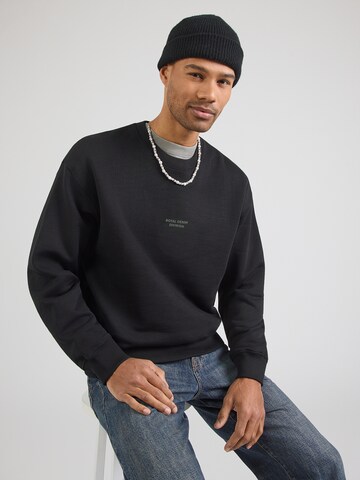 Sweat-shirt 'RDDALBERT' R.D.D. ROYAL DENIM DIVISION en noir : devant