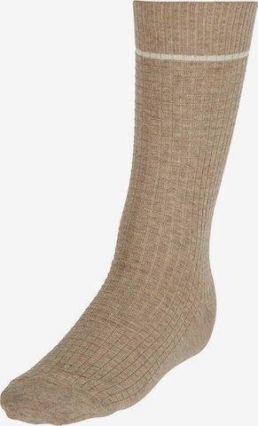 Boggi Milano Socken in Beige: Vorderseite