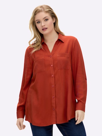 SHEEGO Bluse i orange: forside