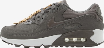 pelēks Nike Sportswear Zemie brīvā laika apavi 'Air Max 90': no priekšpuses