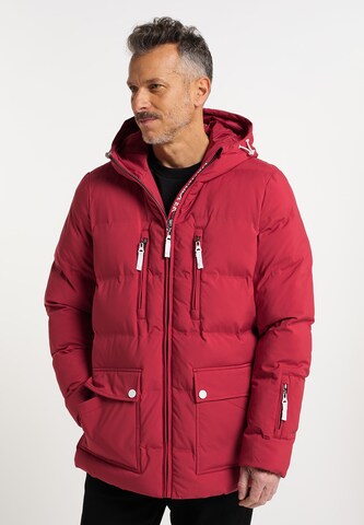 DreiMaster Maritim Winter jacket in Red: front