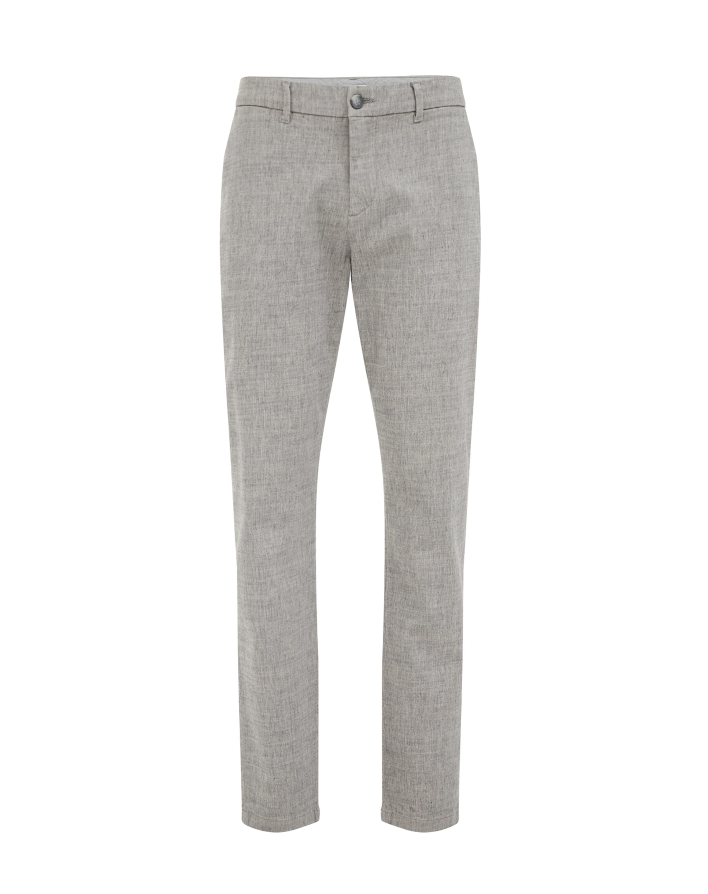 WE Fashion Slim fit Chino trousers in Grey: front