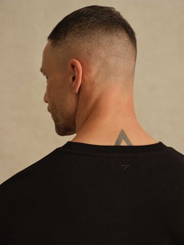 DAN FOX APPAREL Shirt 'Miko' in Schwarz