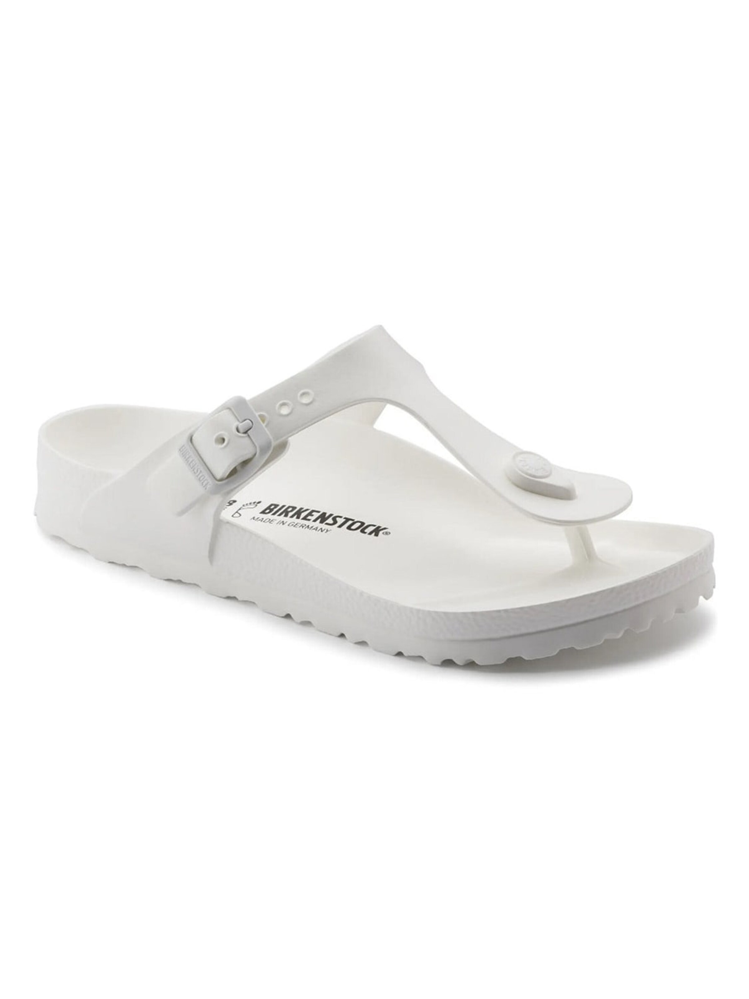 BIRKENSTOCK T-bar sandals 'GIZEH EVA' in White: front