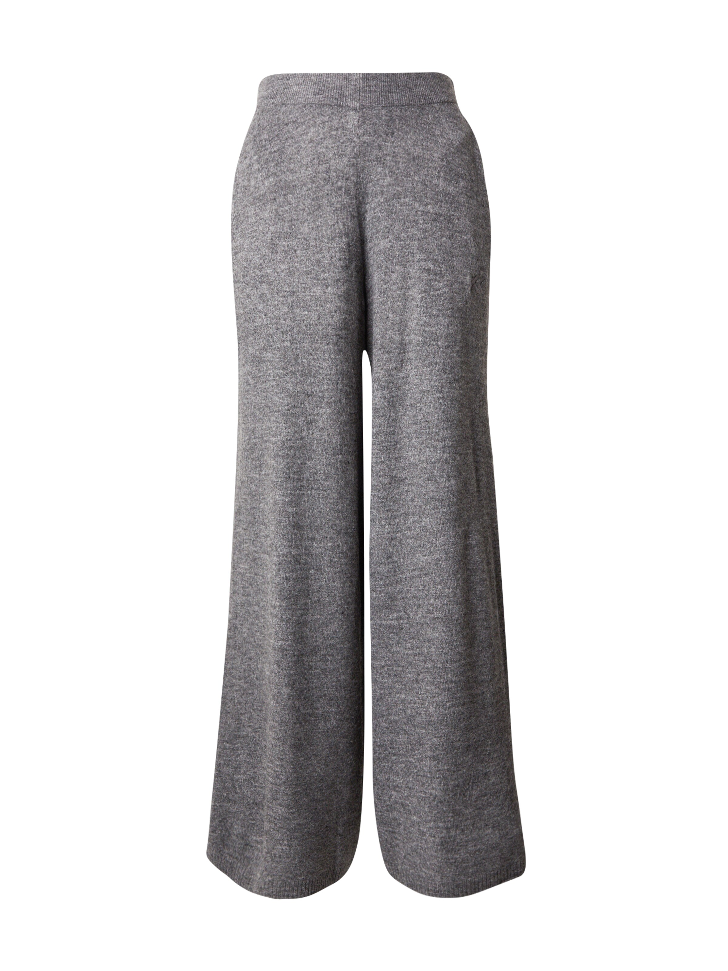 Wide leg Pantaloni di Karo Kauer in grigio: frontale