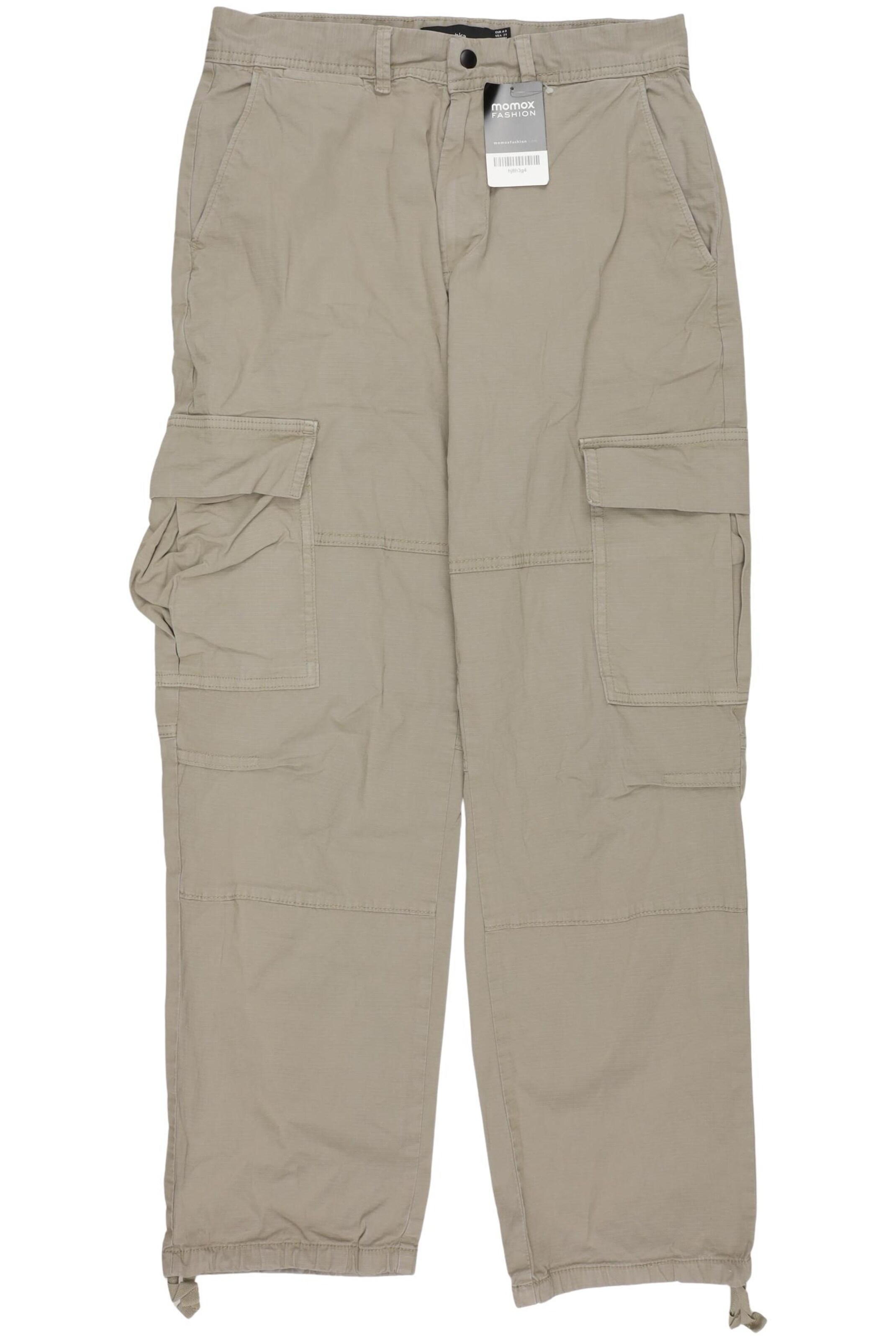 Bershka Stoffhose 31 in Beige: Vorderseite