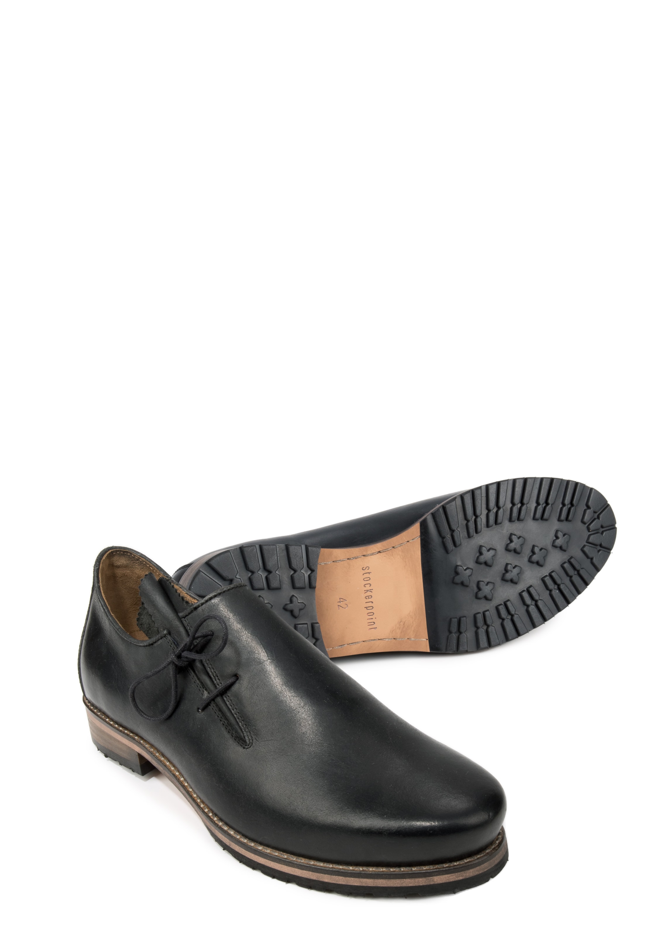 STOCKERPOINT Trachtenschuh 'Holmes' in Schwarz