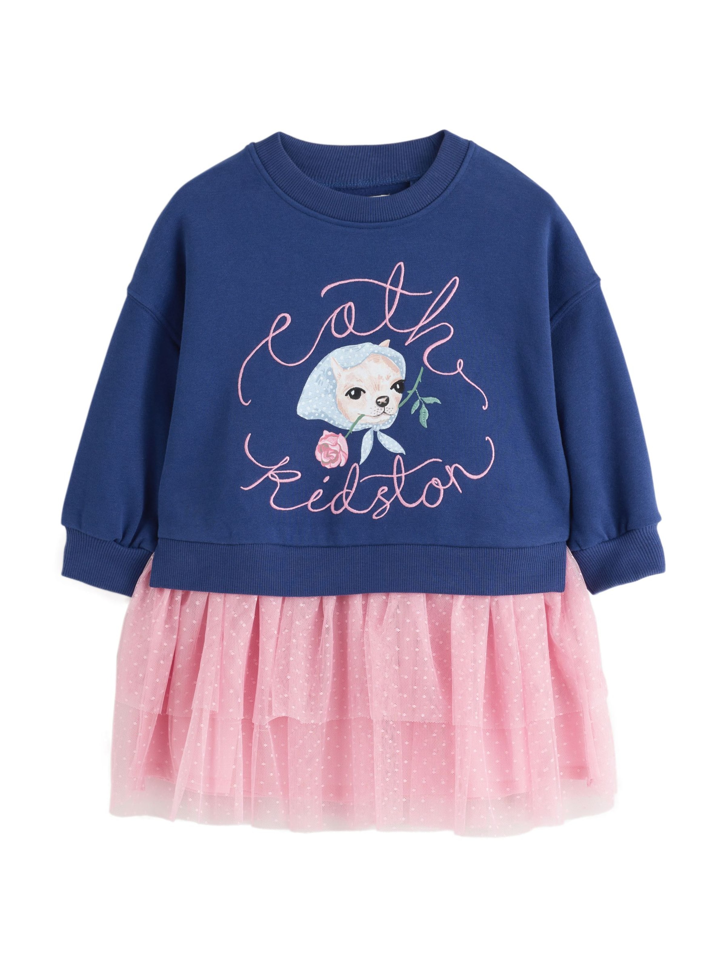Next - Vestido 'Cath Kidston' en azul: frente