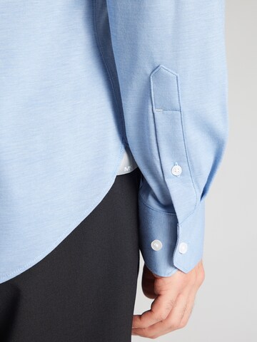 Michael Kors Slim fit Overhemd in Blauw