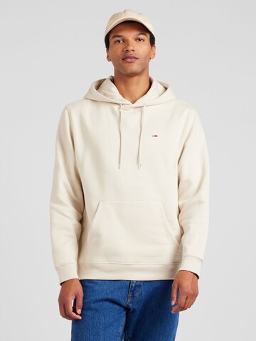 Tommy Jeans Mikina - Béžová: predná strana