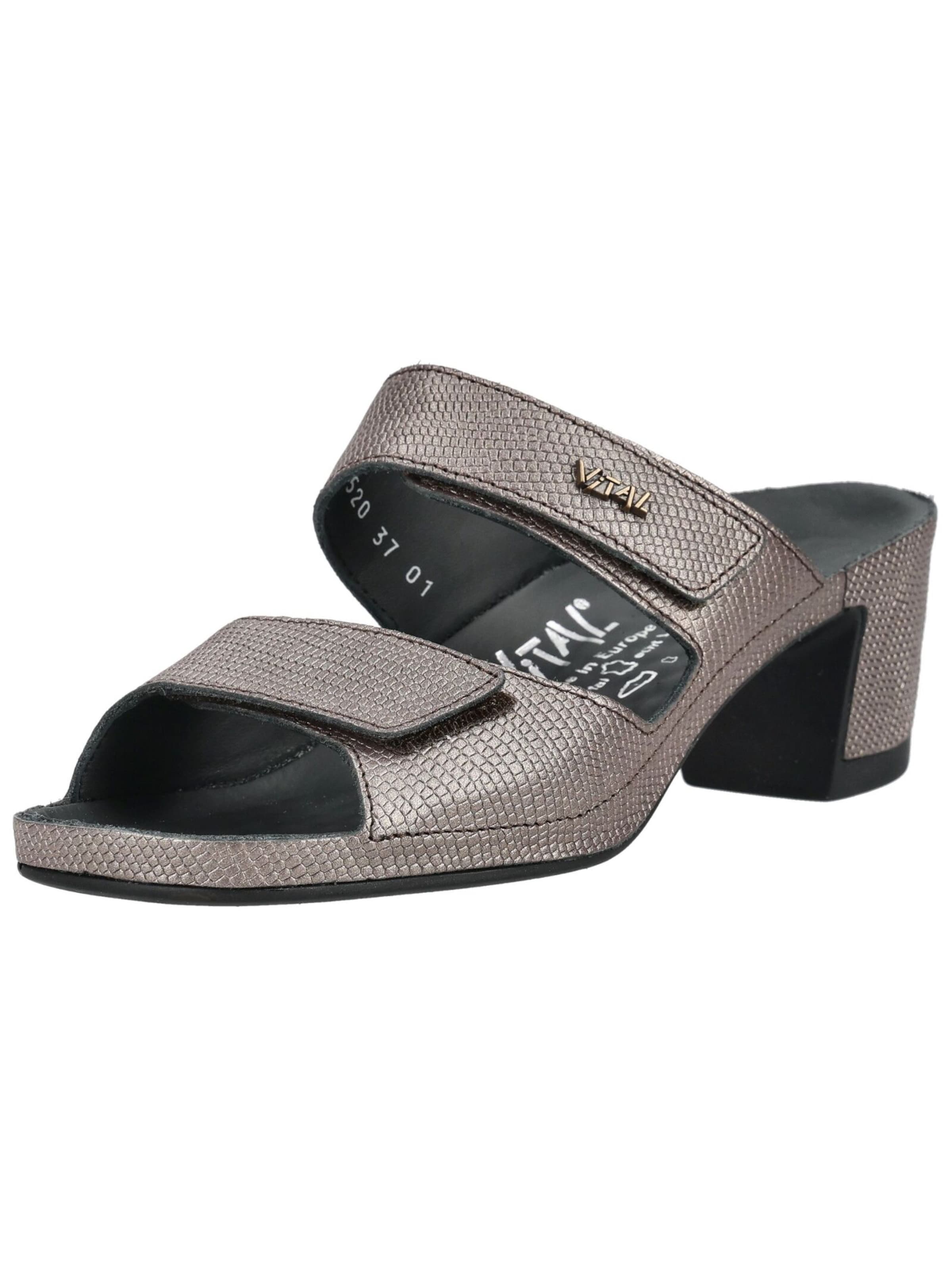 vital Mules in Brown: front