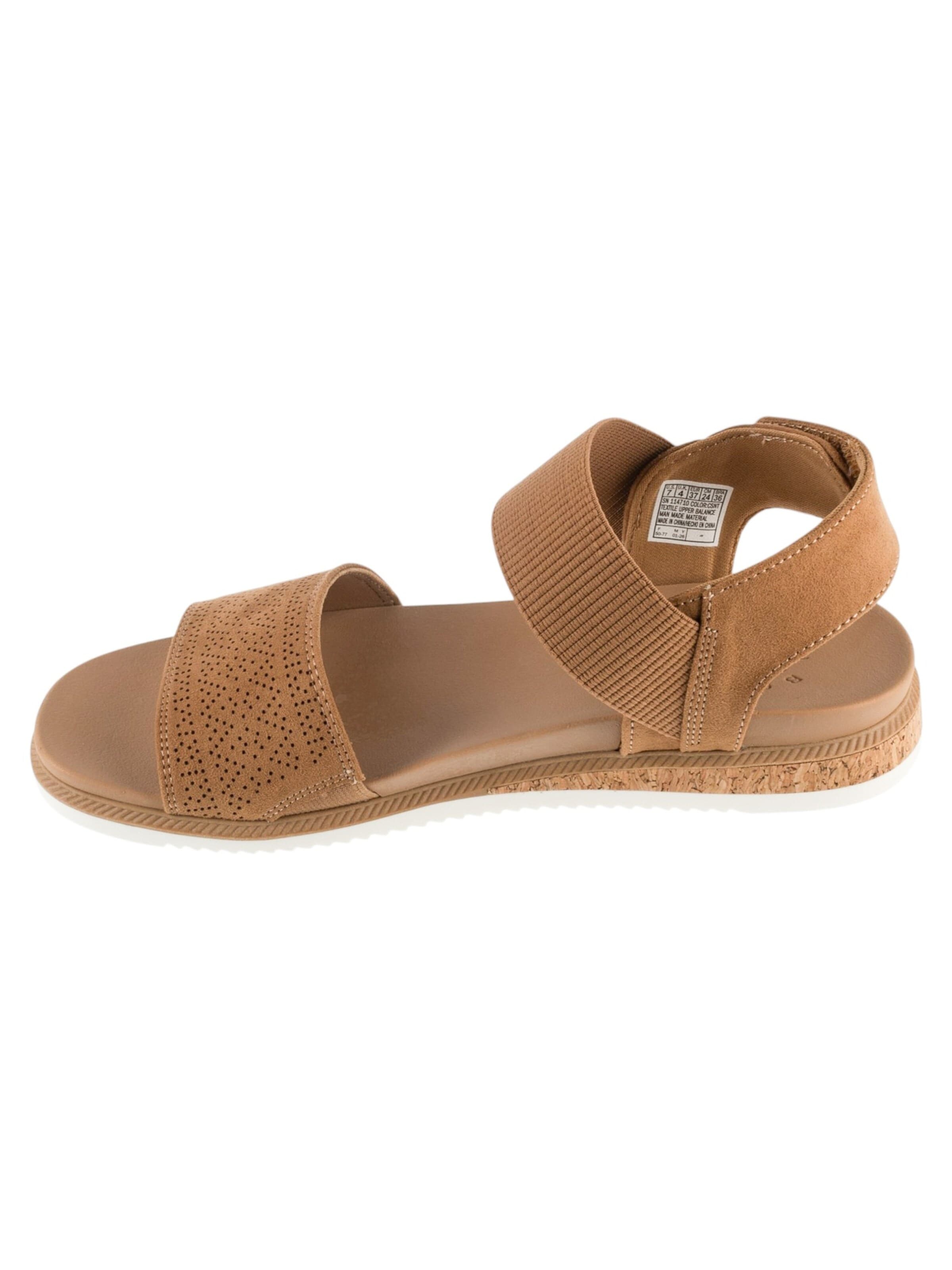 Sandales 'Skechers Desert Kiss' SKECHERS en marron : devant
