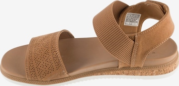 Sandales 'Skechers Desert Kiss' SKECHERS en marron : devant