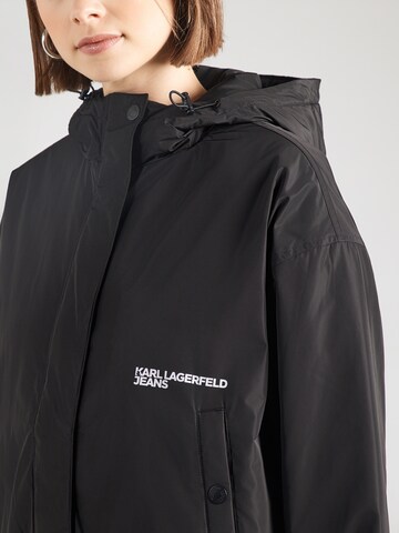 KARL LAGERFELD JEANS Overgangsjakke i sort