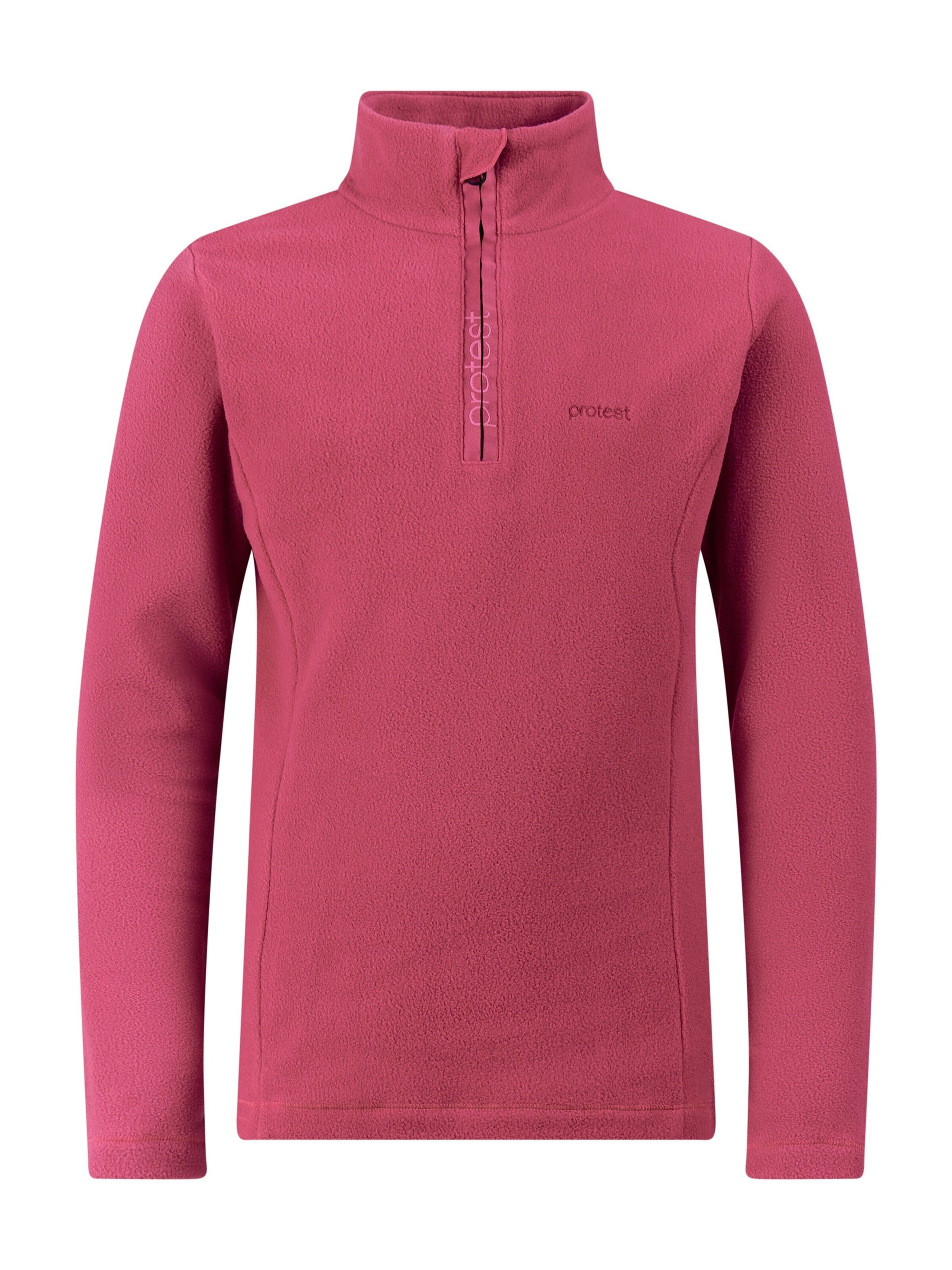 PROTEST Sportief sweatshirt 'Remutey JR' in Roze: voorkant