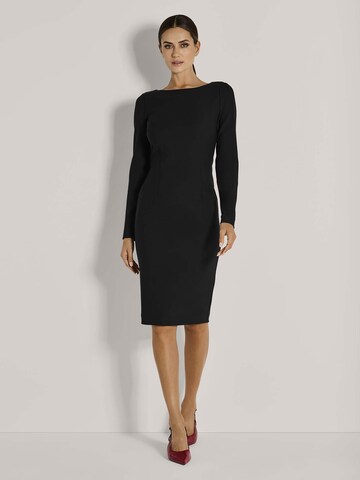 Robe fourreau MADELEINE en noir