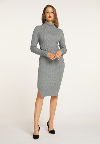 faina Dress in Grey