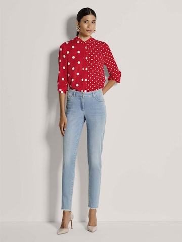 Coupe slim Jean MADELEINE en bleu