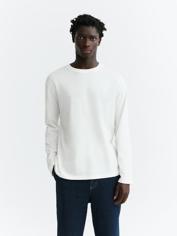 Thinking MU Shirt 'Emilio' in Weiß: Vorderseite